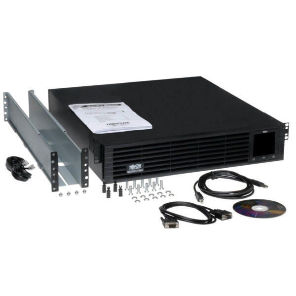 Tripp Lite series SmartPro 120V 2200VA 1920W Line-Interactive Sine Wave UPS, 2U, Extended Run, WEBCARDLXE, LCD, USB, DB9