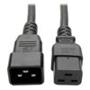 Tripp Lite series Power Extension Cord, C19 to C20 - Heavy-Duty, 20A, 250V, 12 AWG, 6 ft. (1.83 m), Black