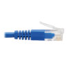Tripp Lite series Left-Angle Cat6 Gigabit Molded Slim UTP Ethernet Cable (RJ45 Left-Angle M to RJ45 M), Blue, 3 ft. (0.91 m)