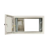abc8508a0ef5094cd70682a241828f15 Tripp Lite series SmartRack Industrial Enclosure with Lock - NEMA 4, Wall Mount, Metal Construction, Hinged Back, 28 in. Depth, 6U, Gray