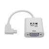 abd05a062d8f0de89b31410253792ee1 Tripp Lite series USB-C to VGA Adapter with Alternate Mode - DP 1.2, Right-Angle USB-C