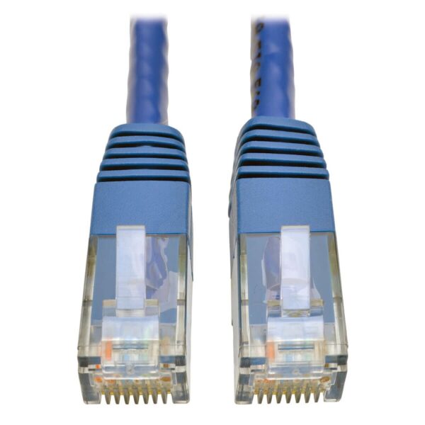 Tripp Lite series Cat6 Gigabit Molded (UTP) Ethernet Cable (RJ45 M/M), PoE, Blue, 35 ft. (10.67 m)