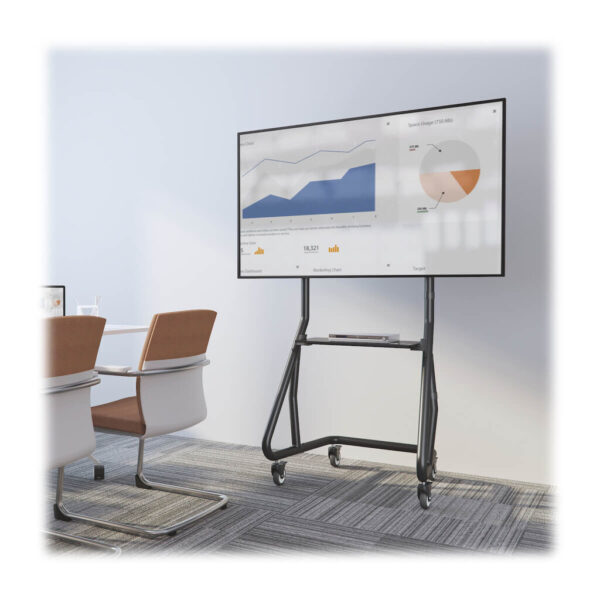 Tripp Lite series Heavy-Duty Streamline Landscape Mobile Cart for 60” to 105” Flat-Panel Displays