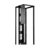 abebef15d764c1e55382e6e2f44e5497 Tripp Lite series SmartRack 6-in. (15.24 cm) Wide High Capacity Vertical Cable Manager - Double finger duct with cover