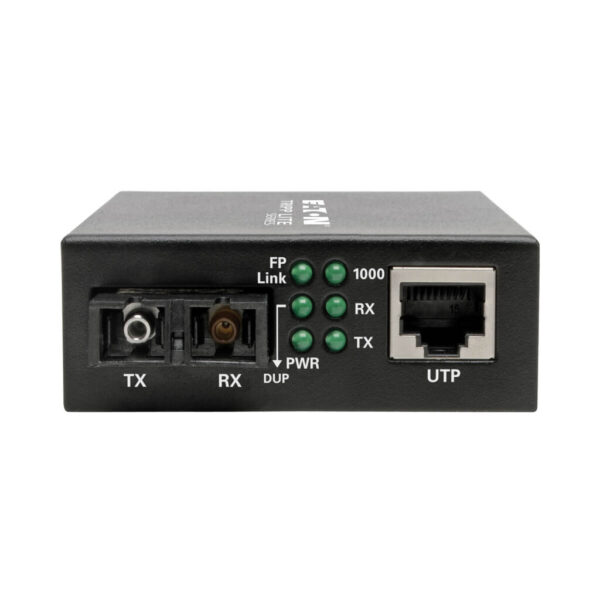 Tripp Lite series Gigabit Singlemode Fiber to Ethernet Media Converter, SC, 1310 nm, 20 km (12.4 mi.)