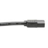 Tripp Lite series Heavy-Duty PDU Power Cord, C13 to C14 - 15A, 250V, 14 AWG, 6 ft. (1.83 m), Black