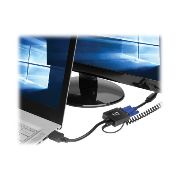 Tripp Lite series HDMI to VGA with Audio Converter Cable Adapter for Ultrabook/Laptop/Desktop PC, (M/F), 6-in. (15.24 cm), TAA