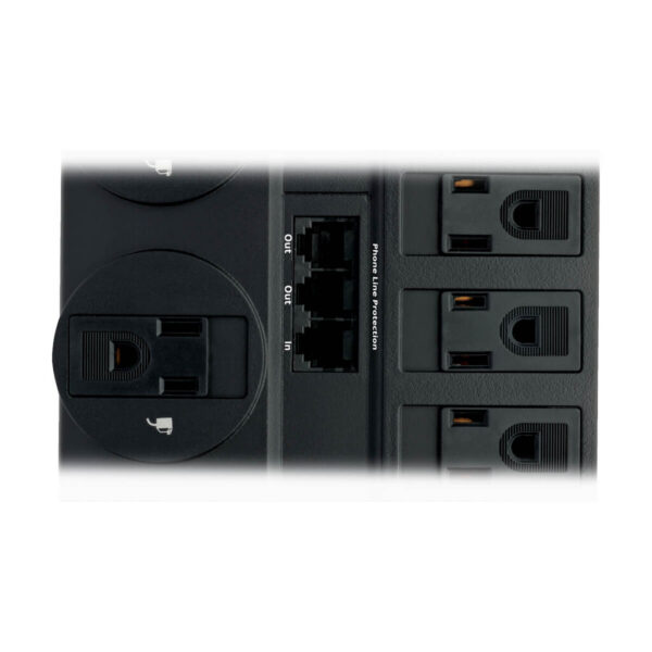 Tripp Lite series Protect It! 12-Outlet Surge Protector, 8 ft. (2.43 m) Cord, 2160 Joules, Tel/Modem Protection