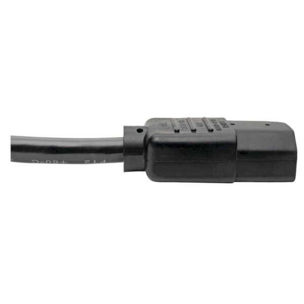 Tripp Lite series PDU Power Cord, C13 to C14 - 10A, 250V, 18 AWG, 2 ft. (0.61 m), Black