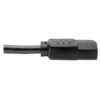 ac516d5dcea21b184a9e1f7f25c406d1 Tripp Lite series PDU Power Cord, C13 to C14 - 13A, 250V, 16 AWG, 2 ft. (0.61 m), Black
