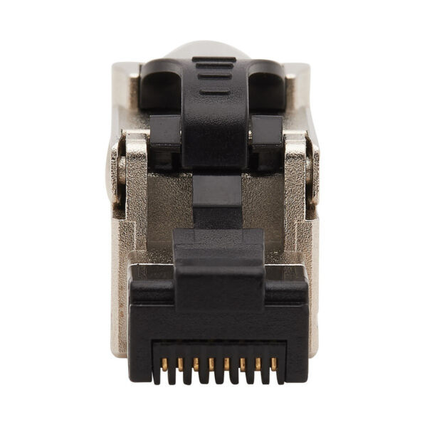 Tripp Lite series Cat6a RJ45 Plug - MPTL, Shielded, 100W High-Power PoE & PoE++, Zinc Die-Cast, Black, TAA