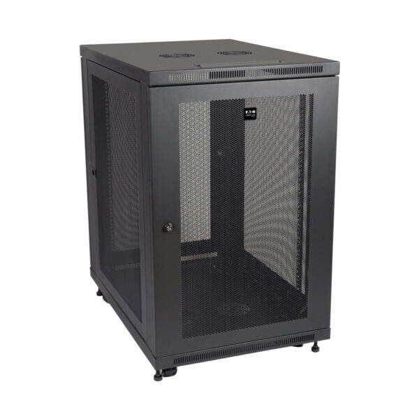 Tripp Lite series SmartRack 18U Mid-Depth Half-Height Rack Enclosure Cabinet