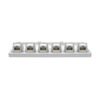 ac816b69071139e263bb37692aeabca0 Tripp Lite series Pre-Configured Unshielded Cat6 6-Port Surface-Mount Box, 110 IDC, RJ45, White, TAA