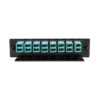 Tripp Lite series High-Density Fiber Adapter Panel (MMF/SMF), 8 LC Duplex Connectors, Black