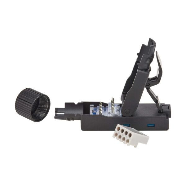 ac861af4d308cefd2deb0dd45e2ebd20 Tripp Lite series Cat6a Class EA UTP Field-Termination Plug, 568A/568B, TAA