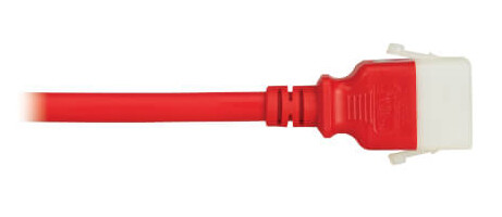 Tripp Lite series PDU Power Cords, C19 to P-Lock C20 - Heavy-Duty, 20A, 250V, 12 AWG, 6 ft. (1.8 m), Red, 6 Pack
