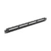 Tripp Lite series 24-Port 1U Rack-Mount Cat6a 110 Patch Panel with Cable Management Bar, 110 Punchdown, RJ45, TAA