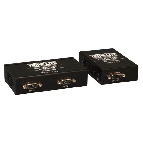 Tripp Lite series VGA over Cat5/6 Extender Kit, Box-Style Transmitter/Receiver for Video, Up to 1000 ft. (305 m), TAA