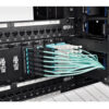 ad2d88c664e531f3518b10bac605ab5b Tripp Lite series MTP/MPO Patch Cable, 12 Fiber, 40GbE, 40GBASE-SR4, OM3 Plenum-Rated - Aqua, 5M (16 ft.)