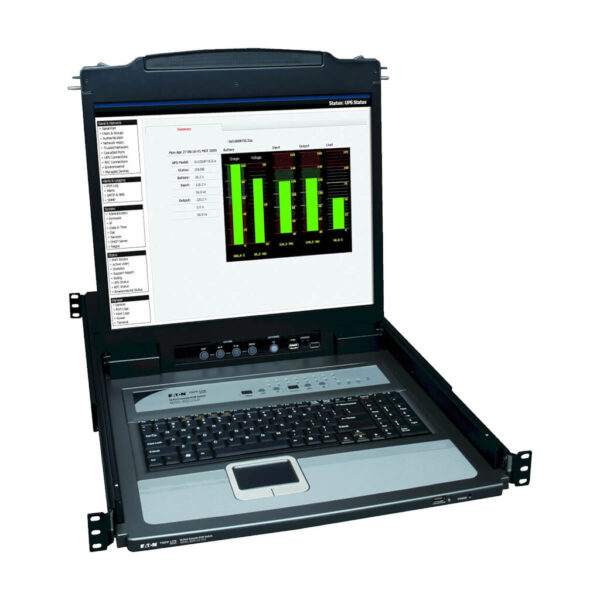 Tripp Lite series NetDirector 16-Port 1U Rack-Mount Console KVM Switch with 19-in. LCD + 8 PS2/USB Combo Cables