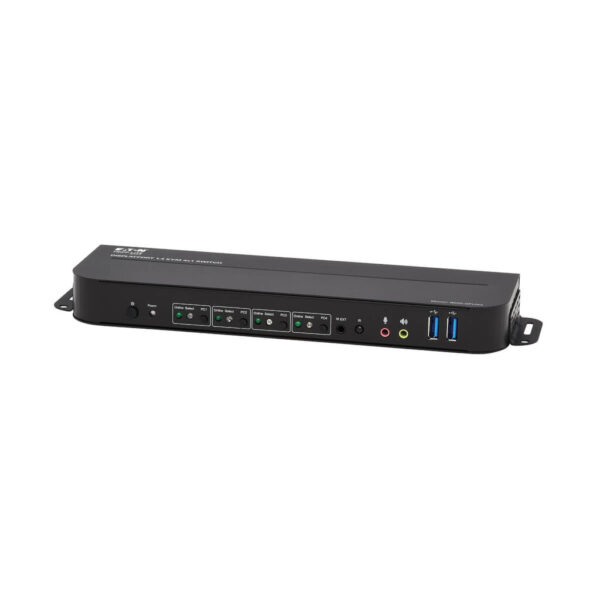 Tripp Lite series 4-Port DisplayPort/USB KVM Switch - 4K 60 Hz, HDR, HDCP 2.2, IR, DP 1.4, USB Sharing