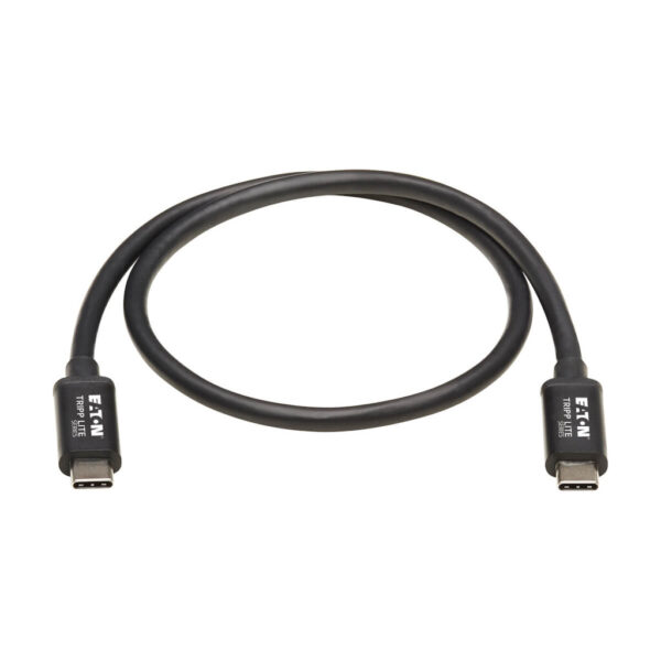 ad7933492018a72c472b65cab6984e9b Tripp Lite series Thunderbolt 3 Passive Cable (M/M) - 40 Gbps, 5A 100W Power Delivery, 4K/60 Hz, 0.5 m (1.6 ft.), Black