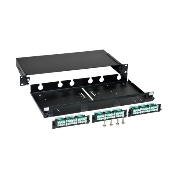 adaa6df0b9541064faebdae66ff630e4 Tripp Lite series 36-Port Fiber Patch Panel Enclosure, 1U Rack-Mount (LC/LC)