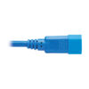 Tripp Lite series Heavy-Duty PDU Power Cord, C13 to C14 - 15A, 250V, 14 AWG, 6 ft. (1.83 m), Blue