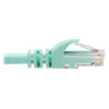 Tripp Lite series Cat6a 10G Snagless UTP Ethernet Cable (RJ45 M/M), Aqua, 20 ft. (6.09 m)
