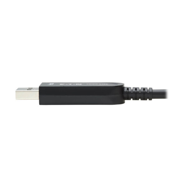 Tripp Lite series USB-A to USB-C AOC Cable (M/M) - USB 3.2 Gen 2 (10Gbps) Plenum-Rated Fiber Active Optical - Data Only, Black, 30 m (98 ft.)