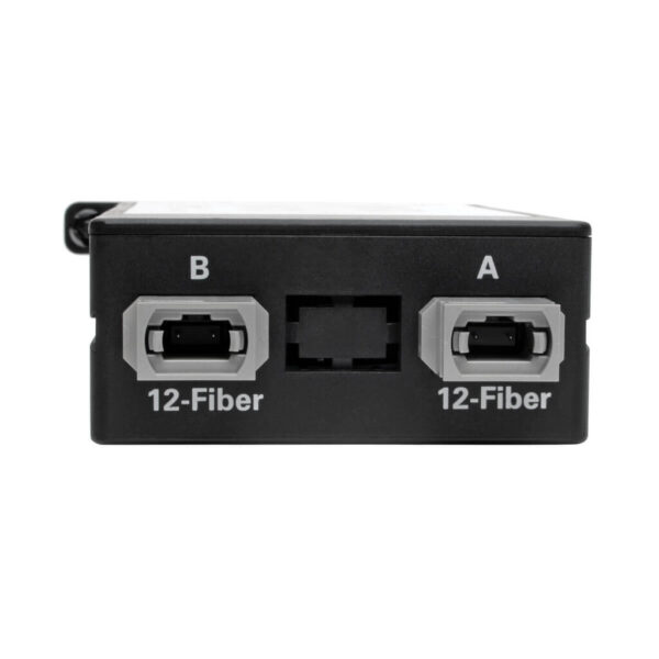 Tripp Lite series 40Gb to 10Gb Breakout Cassette - (x2) 12-Fiber OM4 MTP/MPO ( Male with Pins ) to (x12) LC