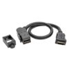 ae195b576ae95d3cb5d96caa96cb2120 Tripp Lite series High-Speed HDMI with Ethernet All-in-One Keystone/Panel Mount Coupler Cable (F/F), Angled Connector, 1 ft. (0.31 m)