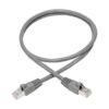 ae2c72ddce57b0be10083d473920364a Tripp Lite series Cat6a 10G Snagless Shielded STP Ethernet Cable (RJ45 M/M), PoE, Gray, 3 ft. (0.91 m)