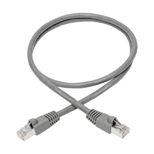 ae2c72ddce57b0be10083d473920364a Tripp Lite series Cat6a 10G Snagless Shielded STP Ethernet Cable (RJ45 M/M), PoE, Gray, 3 ft. (0.91 m)