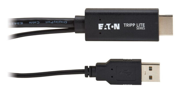 Tripp Lite series HDMI to DisplayPort Active Adapter Cable (M/M) - 4K 60 Hz, USB Power, Black, 1 m (3.3 ft.) - P567-01M-4K6