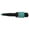 aea2a075e066f8cddd4011f1e47b3bfa-2 Tripp Lite series 40/100/400G Multimode 50/125 OM3 Fiber Optic Cable (12F MTP/MPO-PC F/F), LSZH, Aqua, 5 m (16.4 ft.)