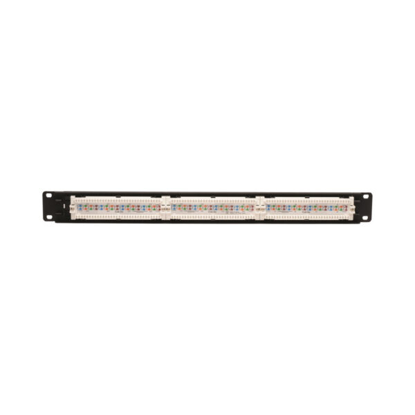 Tripp Lite series 24-Port 1U Rack-Mount Cat5e 110 Patch Panel, 568B, RJ45 Ethernet, TAA