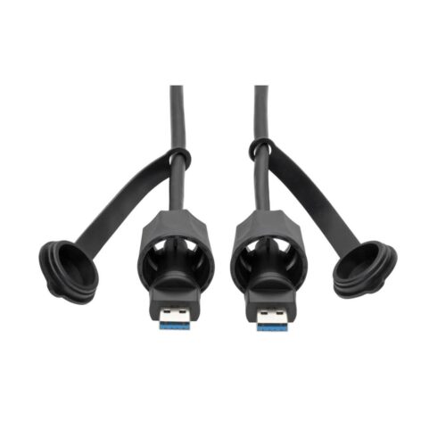 aec1e616c78ca909c8bc32100a4c14d8 Tripp Lite series USB 3.0 SuperSpeed A to A M/M Cable, Industrial - IP68, Shielded, 6 ft. (1.83 m), TAA