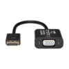 Tripp Lite series DisplayPort to VGA Active Adapter Video Converter , DP ver 1.2 (M/F), 6-in. (15.24 cm)