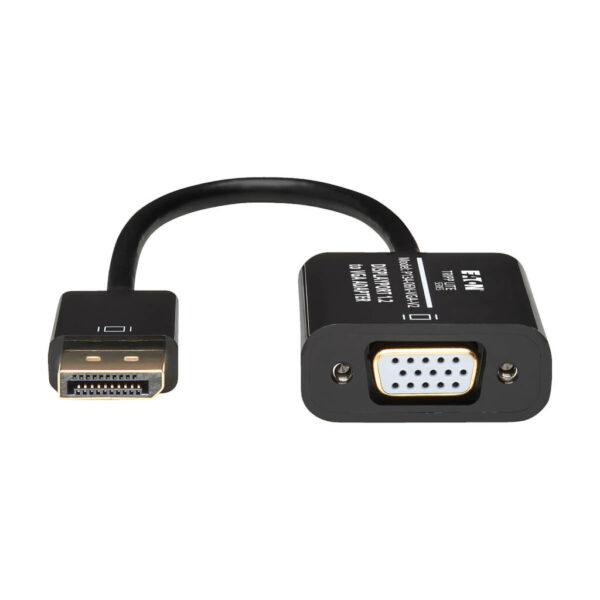 Tripp Lite series DisplayPort to VGA Active Adapter Video Converter , DP ver 1.2 (M/F), 6-in. (15.24 cm)