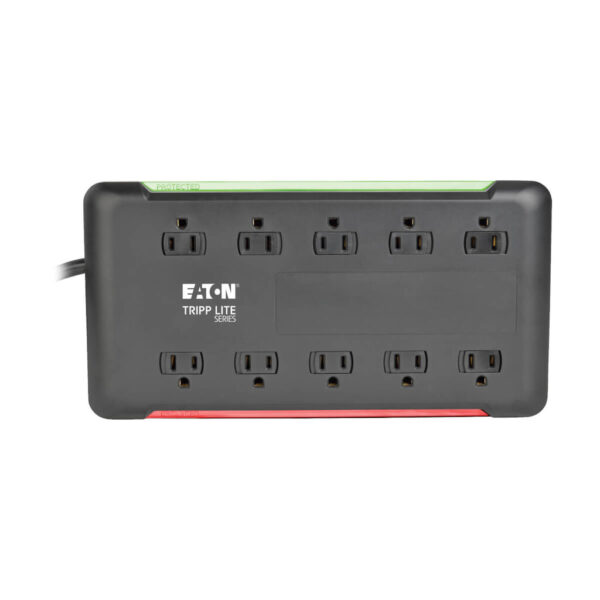 Tripp Lite series Protect It! 10-Outlet Surge Protector, 6 ft. Cord, 2880 Joules, Black Housing