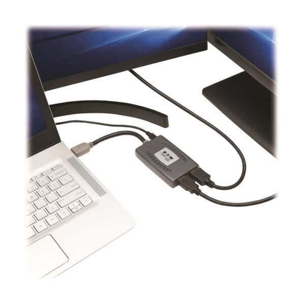aee5f52a34771aec64f9414d502935e7 Tripp Lite series 2-Port HDMI Splitter - 4K @ 60 Hz, 4:4:4, Multi-Resolution Support, HDR, HDCP 2.2, USB Powered, TAA