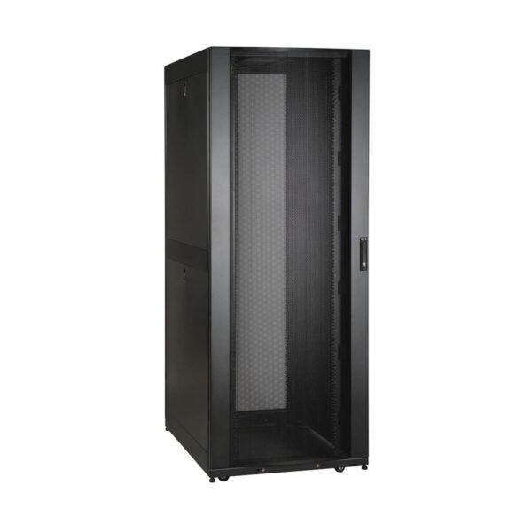 aef394a205407d17a843cc04d902d993 Tripp Lite series 45U SmartRack Wide Standard-Depth Rack Enclosure Cabinet with doors & side panels