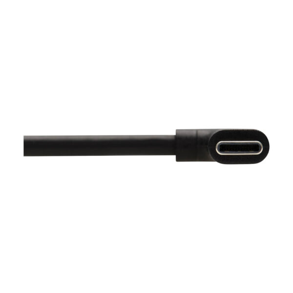 Tripp Lite series USB-C Cable (M/M) - USB 2.0, 5A (100W) Rated, Right-Angle Plug, Black, 2 m (6.6 ft.)