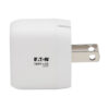 af1555f0fd4bfdfde33b1e53f5b88f21 Tripp Lite series Compact 1-Port USB-C Wall Charger - GaN Technology, 20W PD3.0 Charging, White