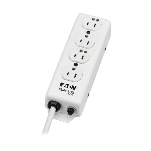 af36852b517018cb96f9869864243ce5 Tripp Lite series Safe-IT Medical-Grade Power Strip, UL 1363, 4 Hospital-Grade Outlets, Antimicrobial, 15 ft. (4.6 m) Cord