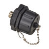 Tripp Lite series Rigid Industrial F-Type Adapter (M/F) - IP68, Black