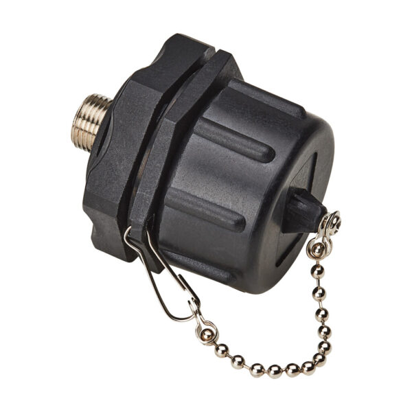 Tripp Lite series Rigid Industrial F-Type Adapter (M/F) - IP68, Black