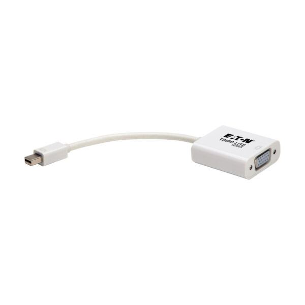 Tripp Lite series Keyspan Mini DisplayPort to Active VGA Adapter, Video Converter (M/F), White, 6-in. (15.24 cm), TAA
