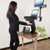 Tripp Lite series Height-Adjustable Sit-Stand Workstation, Clamp-On